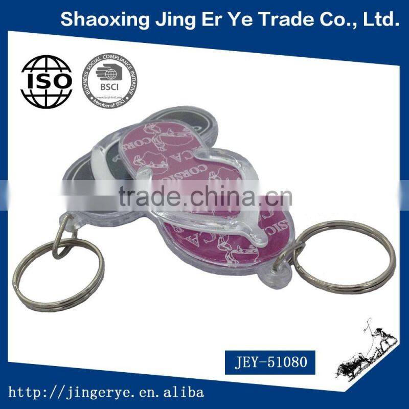 Unique Design Slippers Acrylic Keychain