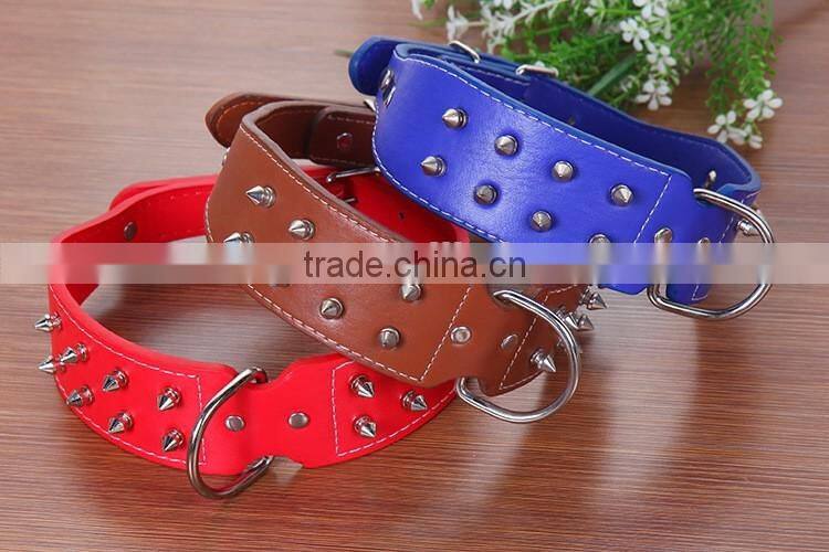 Pet supplies classic 5.0 cm 16 nails wholesale pet dog collar