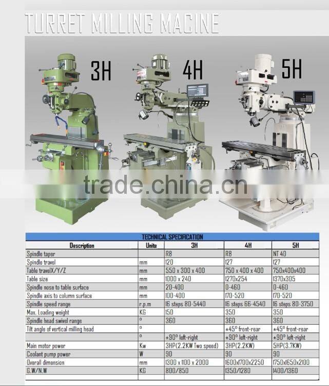3H Radial Milling Machine