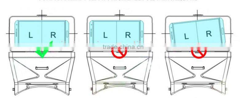 Mobile phone 3D Glasses universal Google Virtual Reality 3D Video Glasses for 4~6" Smartphones Cardboard Oculus
