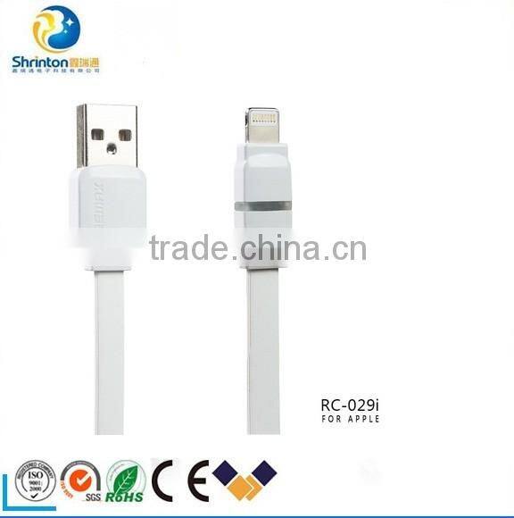High quality Remax 1.0m Micro Usb Flat Usb Charging cable for Android devices