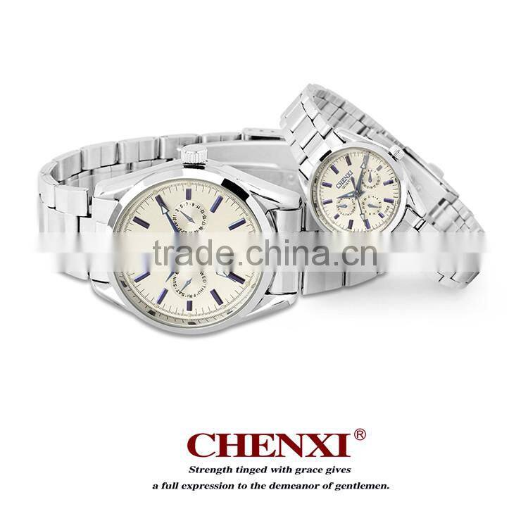 Gift Item Couple Lover Wrist Watch Fashion Quartz Japan Movt Quartz Couple Lover Wrist Watch