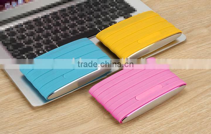 OBOE 8000mah raindow special smart power bank with stander