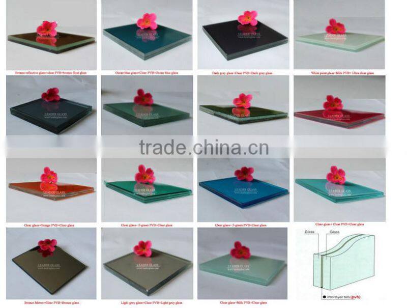 Tempered Laminated glass for balcony guardrail price
