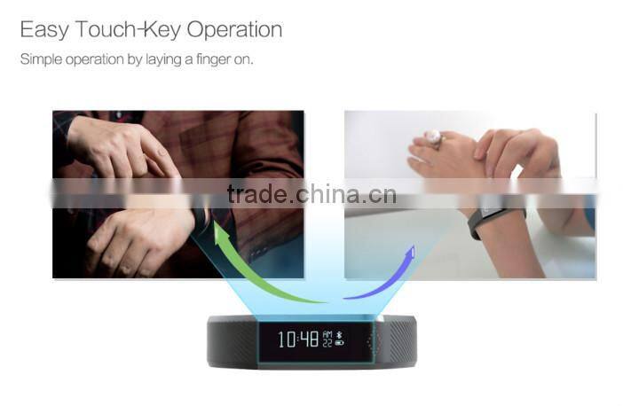 2015 Vidonn X6 caller ID & SMS 3d accelerometer smart wristband calories watch