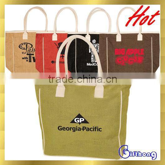 2014 Sales promotion item jute shopping bag