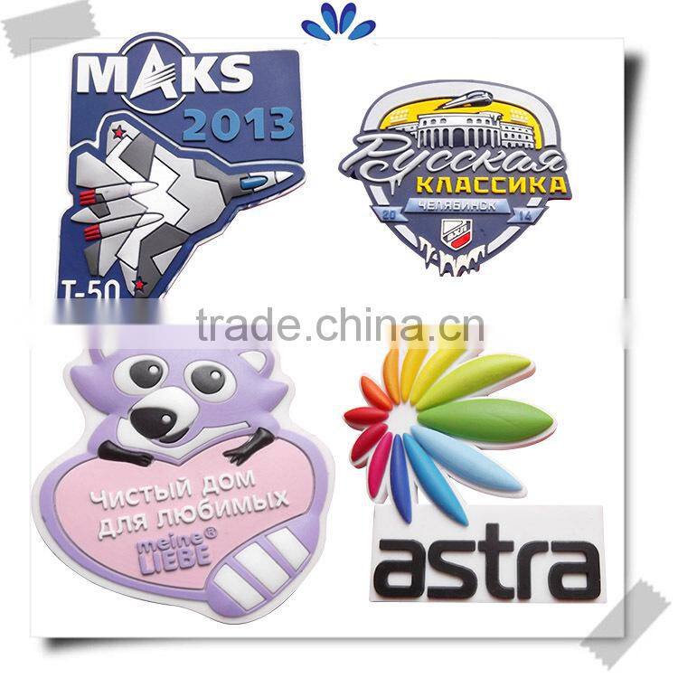 Promotion custom 4 color process printed round fridge magnet