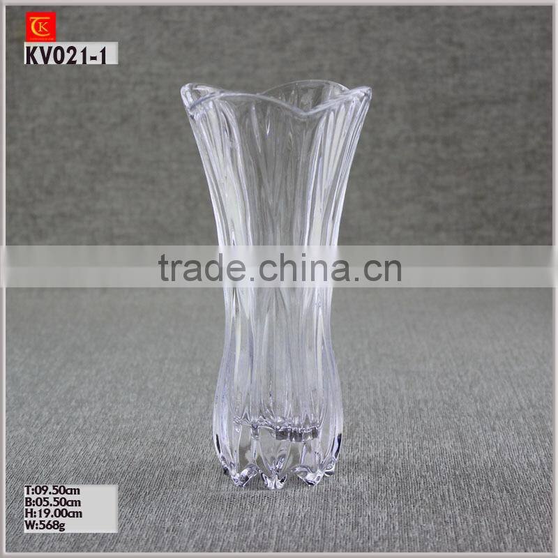 Handblown cheap decorative table top flower vases