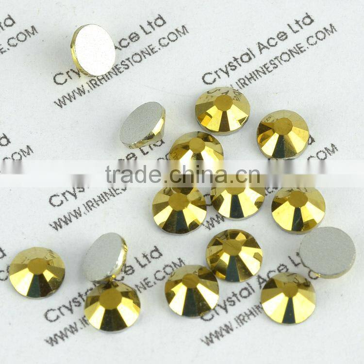 Loose non hotfix rhinestone, silver foiled flat back crystal