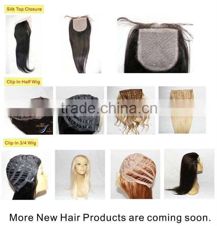 niceremyhair wholesale top quality Brazilian remy hair human hair clip in hair extensions