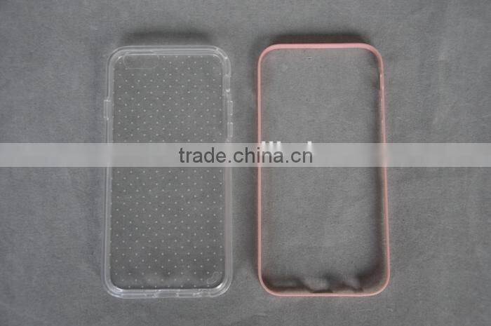 Factory price hight quality products cell phone case soft TPU+hard PC case for iphone 6 4.7 inch