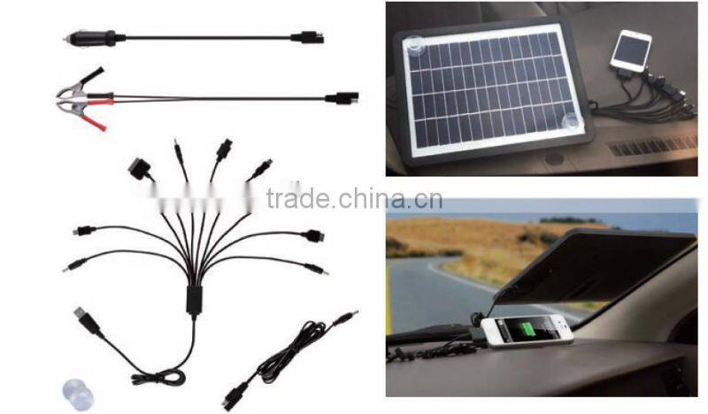 -Maintain your car DC 12V solar charger with CE certification
