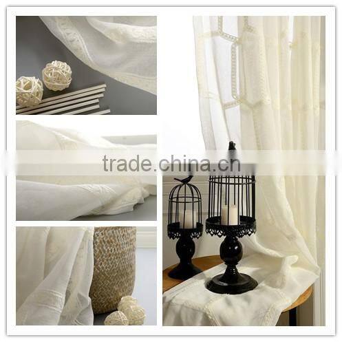 Factory Price Polyester Cotton Curtain Gauze Fabric