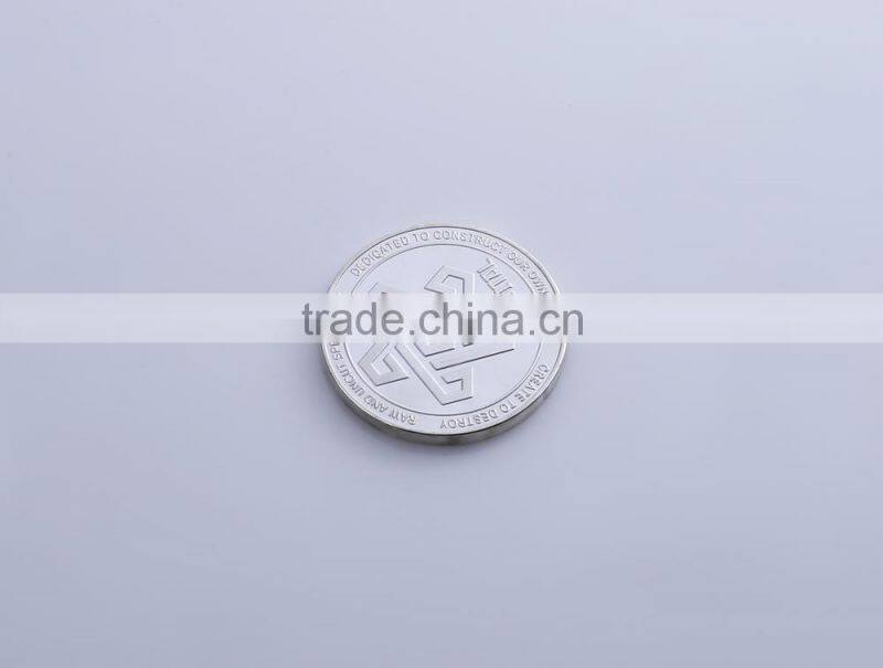 High quality hot selling silver souvenir metal craft, human's head Customized 2D/3D metal plaque