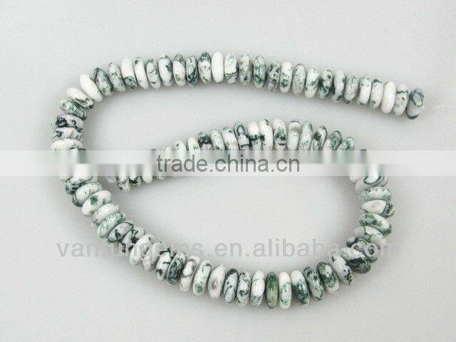 Gemstone new jade rondelle beads for jewelry