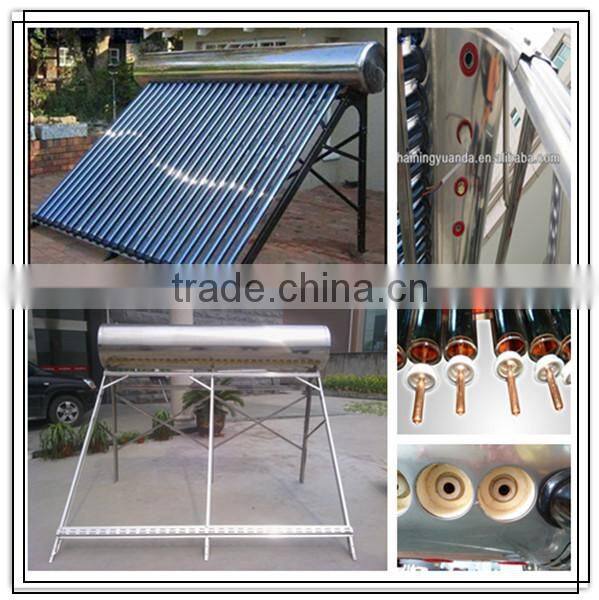 integrated pressurized stainless steel solar water heater