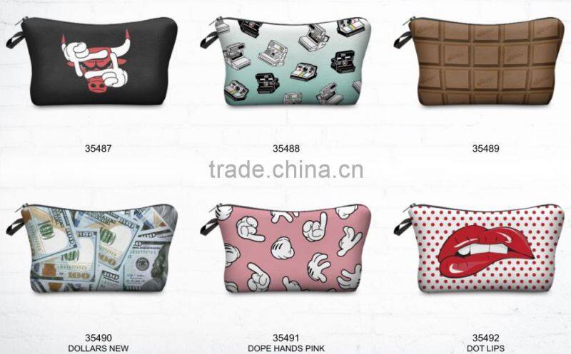 popular different color cotton pvc promotional men toiletry bag travel new style cosmetic bag