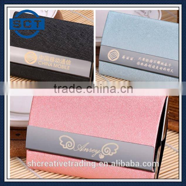 Ladies Metal Business Card Cases with Free Logo Engraving