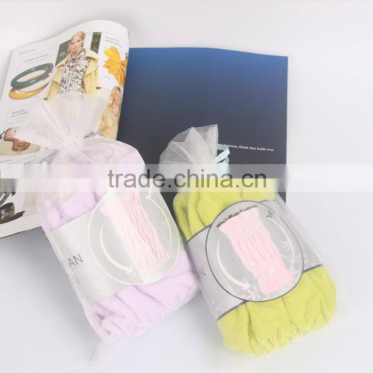 wholesale absorbent hair towel bath head cap cheap stripe hair towel