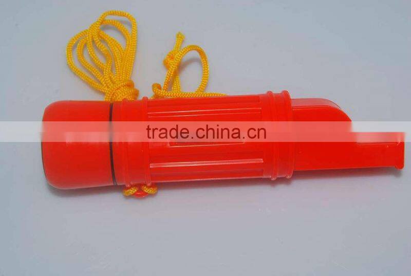 Flint Rock Fire Starter Compass Scraper Bottle Opener Dividing Ruler Map Rangefinder