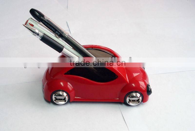 Gracious Mirror Surface 4 Port USB HUB With Lighting Logo