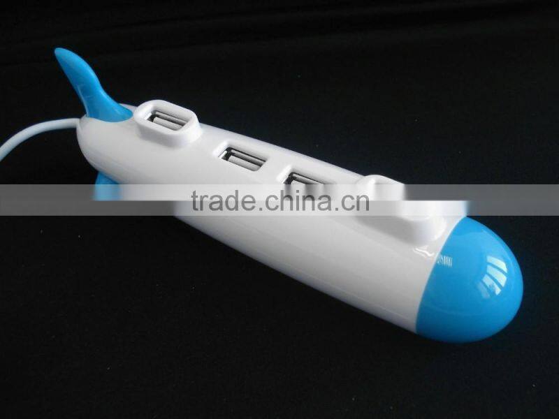 Airplane shape High Speed 4 Port USB 2.0 HUB