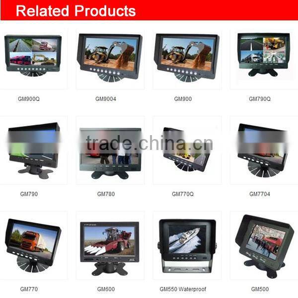 Hot selling 5 inch rearview Car LCD Monitor with sucking disk