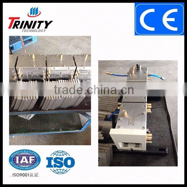 Spare parts water tank for extrusion tooling to cooling profiles