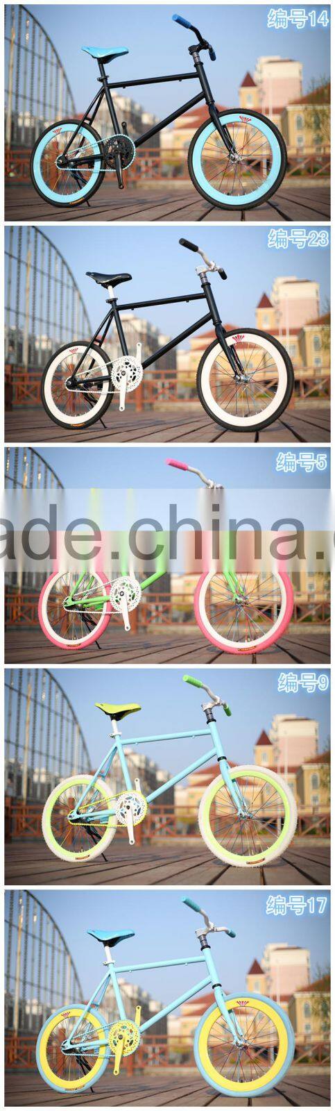 20 INCH MINI FIXIE BIKE / COLORFUL MINI FIXED GEAR BIKE