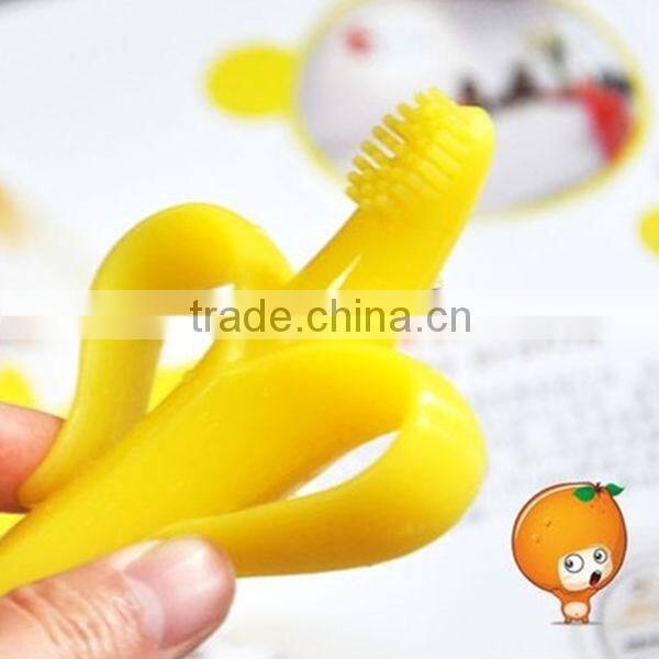silicone baby toothbrush for kid teeth care