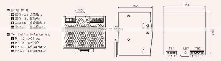 DRP-240-24 240W 24V 10A economic manufacture smps 24v circuit