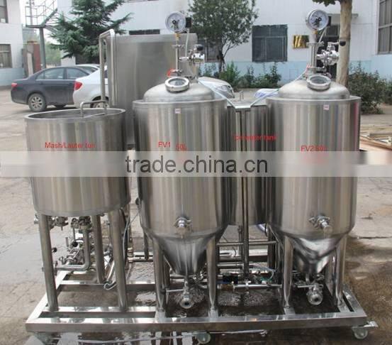 50L small beer brewery equipment in pub and restaurant