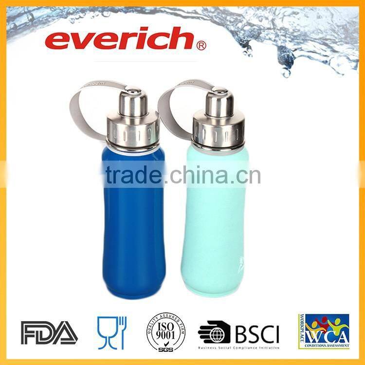 Clean stainless steel water bottle