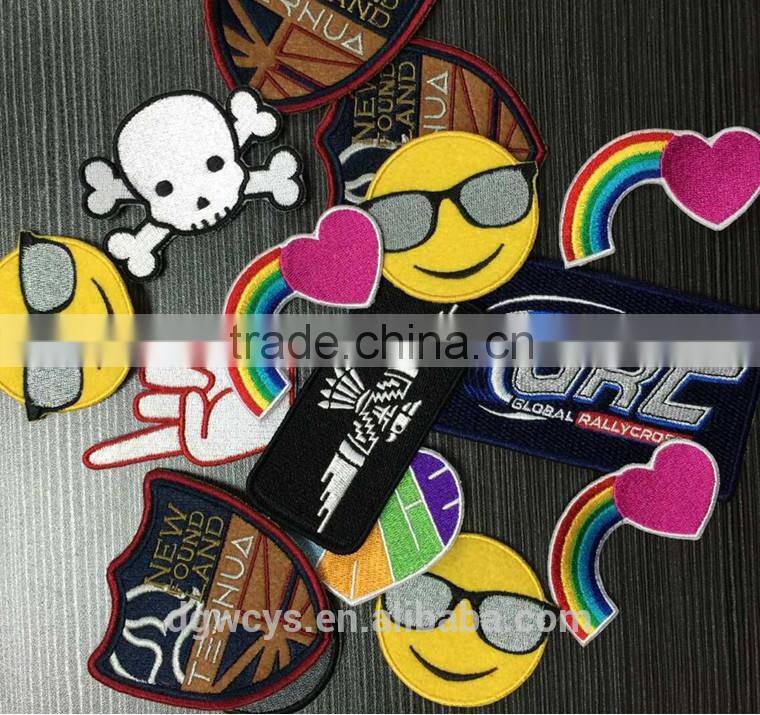 custom design logo embroidery woven patch badge