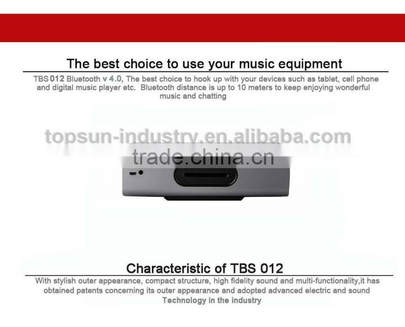 Unique Design! Super Bass HIFI Best Stereo Bluetooth 2015 Speakers With 10W*2 Output, 2000mAh Battery