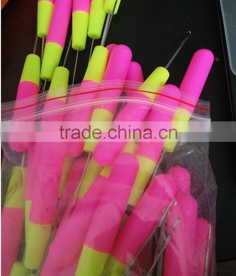 Best Quality 50pcs/lot 15cm Plastic Handle Crochet Hook needles for making dreadlock