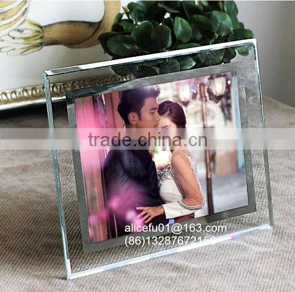 4x6 5x7 hanging beveled glass photo picture frame for home decor gifts