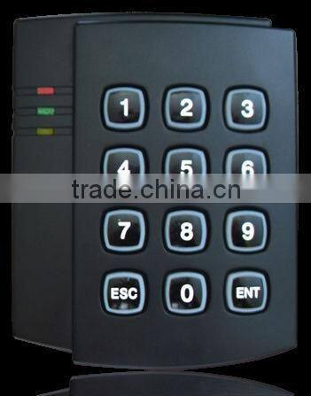 Wireless one-way LED numeric keypad for home alarm system