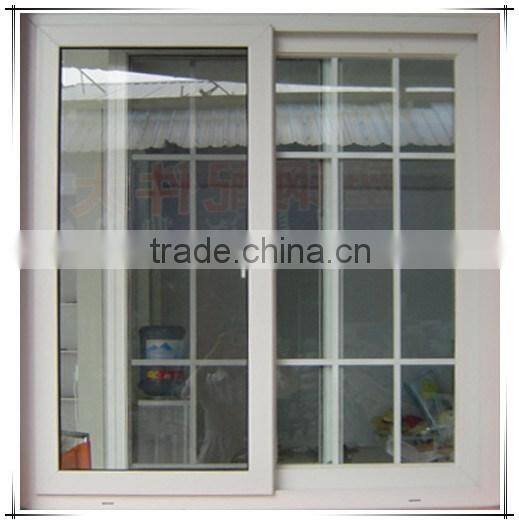 While color PVC Sliding window with grill