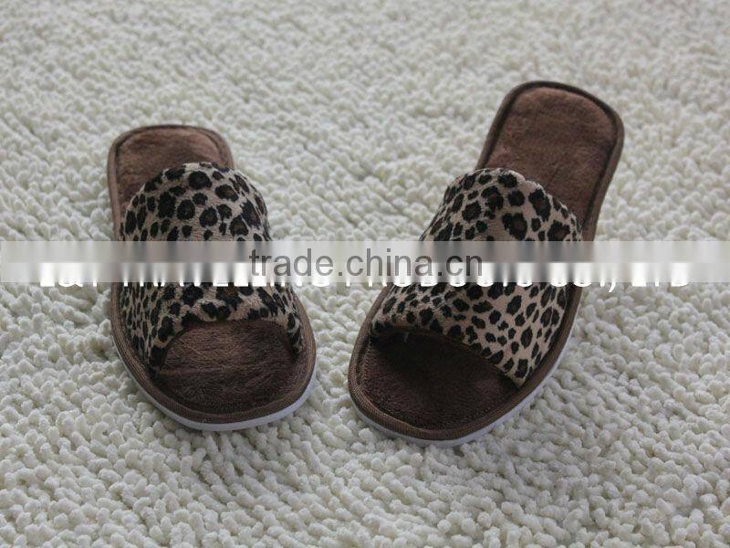 Jersey with teddy print women indoor Slippers, women home slippers,women house slippers,