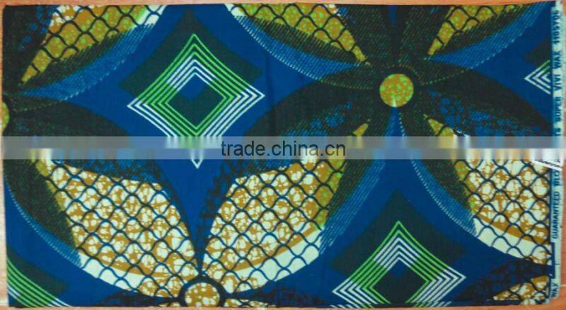 African prints real wax cotton wax with 100% cotton