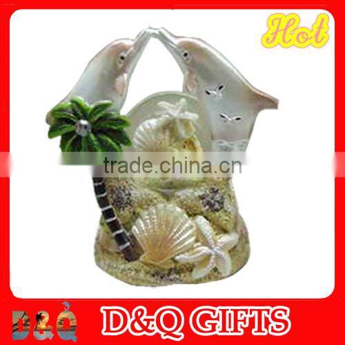 3D Dolphin Resin Snow Globe