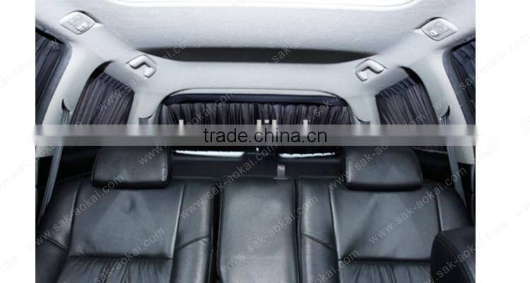 Racing car curtains mesh fabric car sunshade folding car sunshade