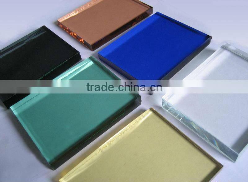 6mm,8mm,10,mm,12mm clear tinted and reflective tempered glass for building and furniture