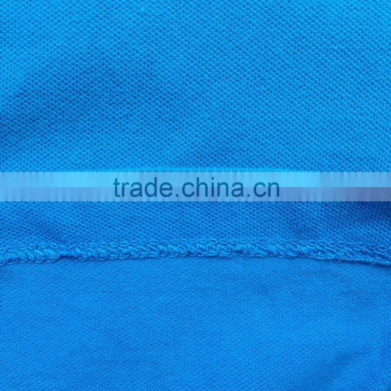 100% cotton pique polo shirt fabric