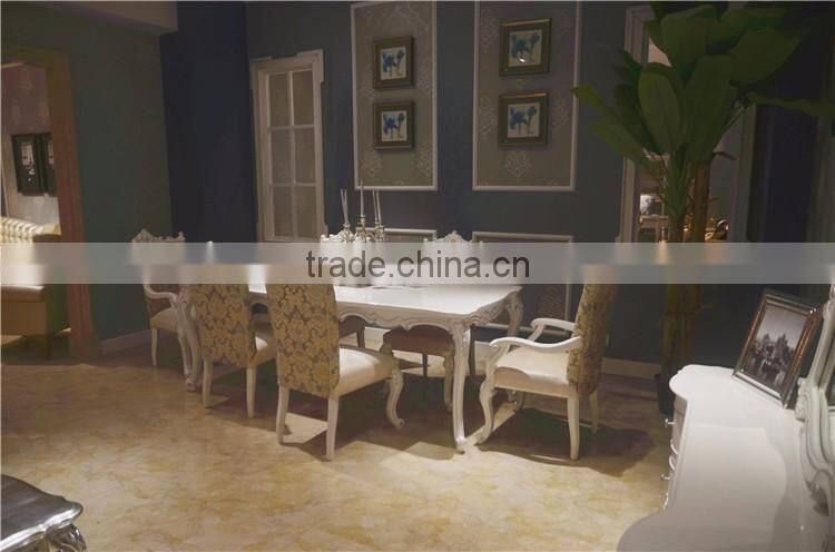 high quality 6326# modern used solid teak dining room furniture