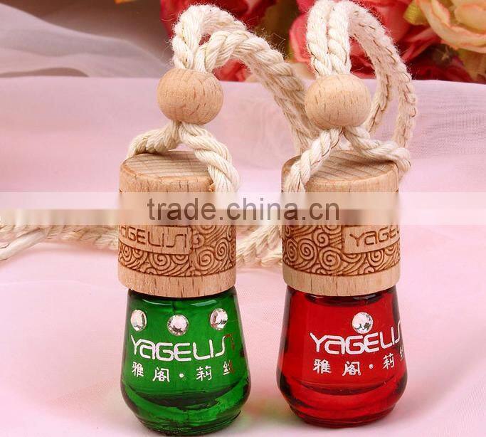 Hanging car perfume bottle