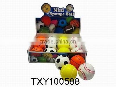 Kids Play PU Ball MINI SPONGE BALL 3"IN BASEBALL