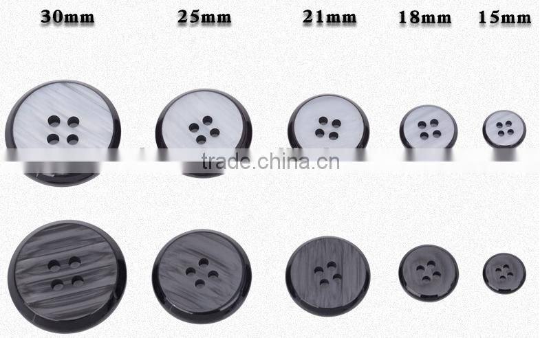 China fashion resin button for shirt suit jacket for decoration accessories