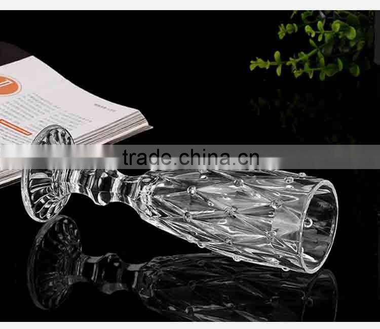 Machine made personalized clear 210ml champagne glass